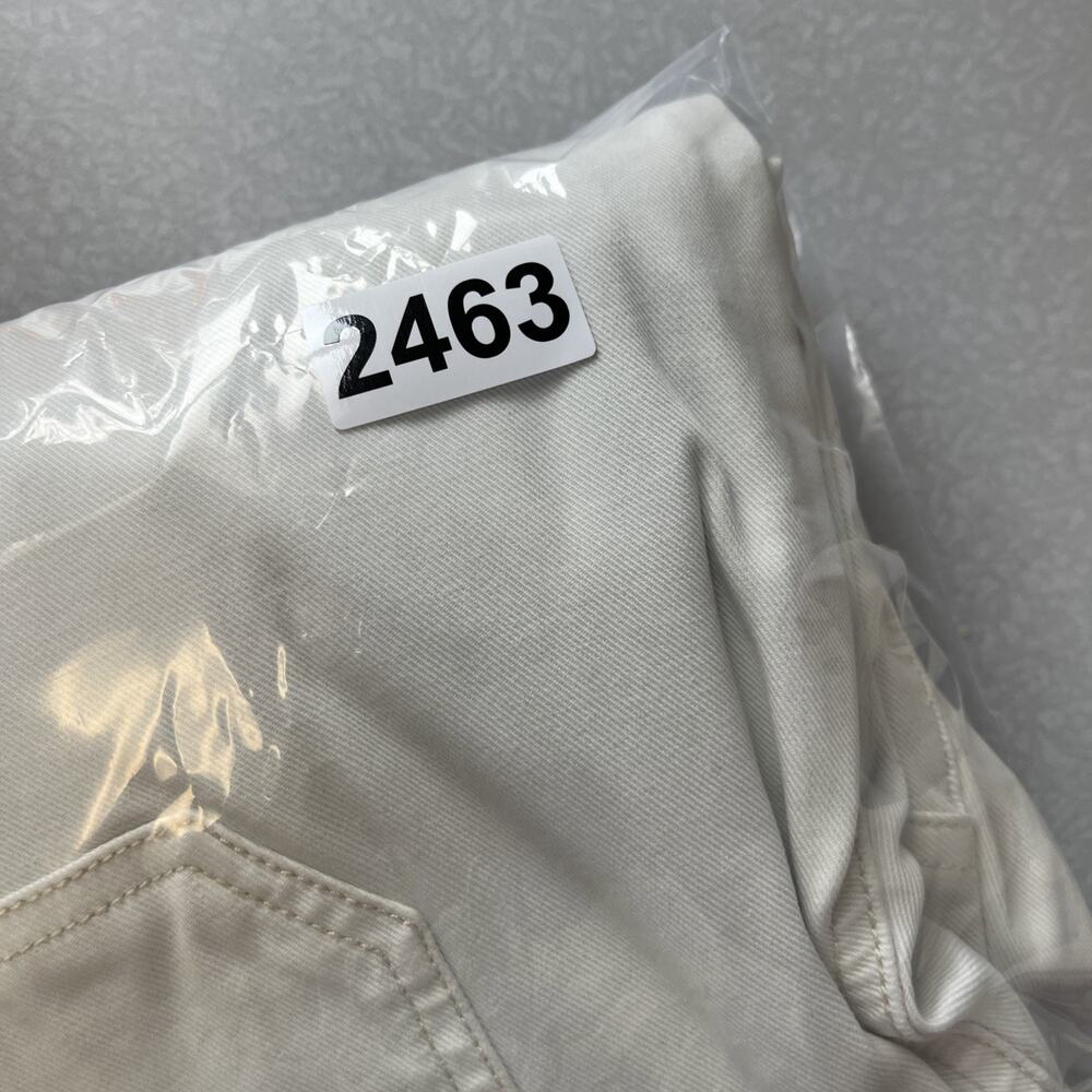 Spanx Cargo Jogger Pants Parchment Off-White Stretch Twill Womens XL - Picture 13 of 13